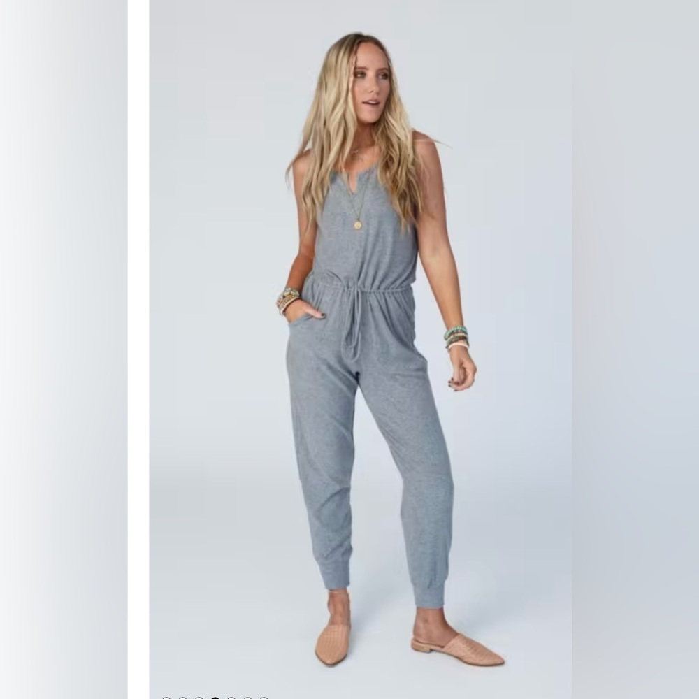 Three Bird Nest Gray Jumpsuit